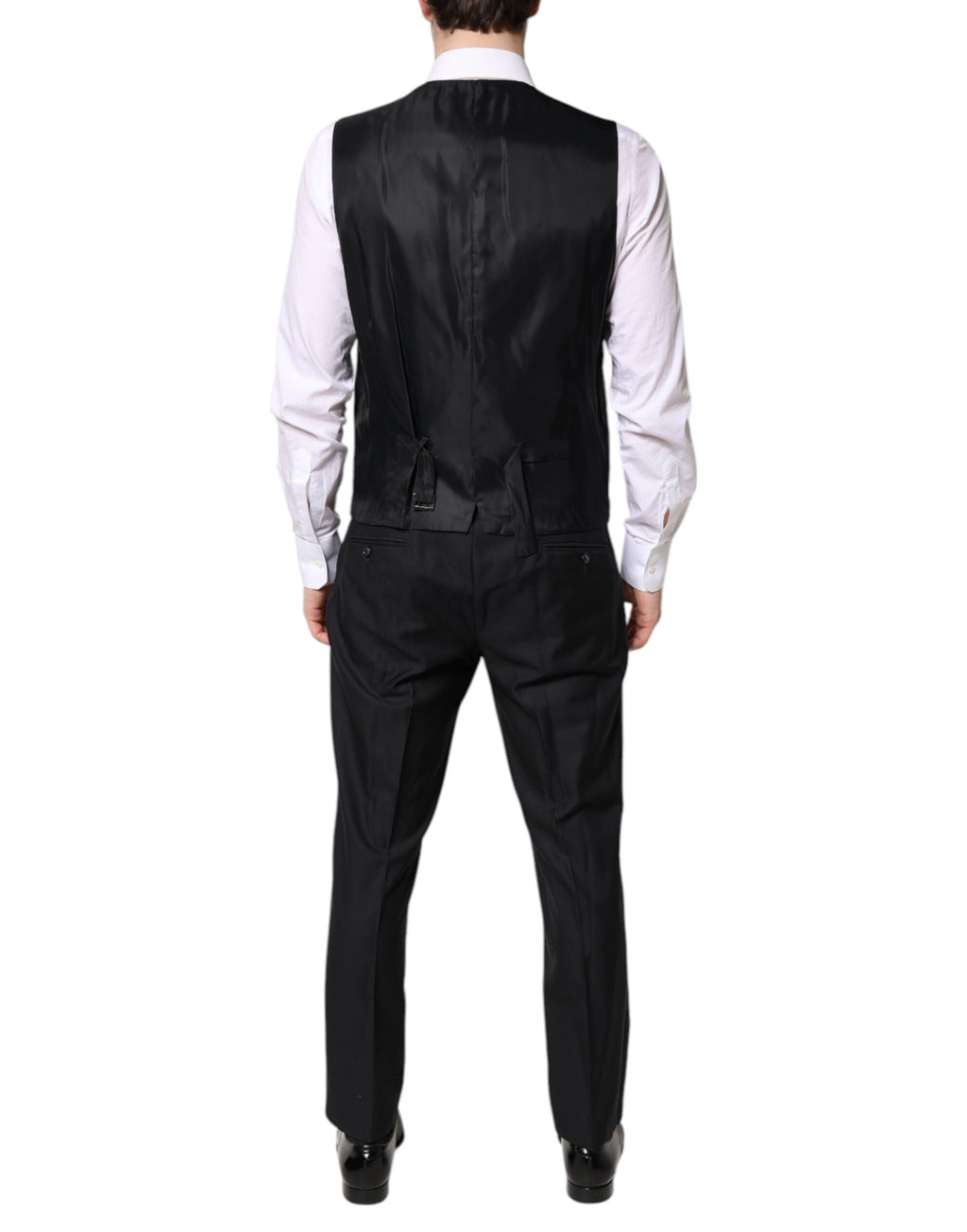 Black Double Breasted Formal 3 Piece Suit