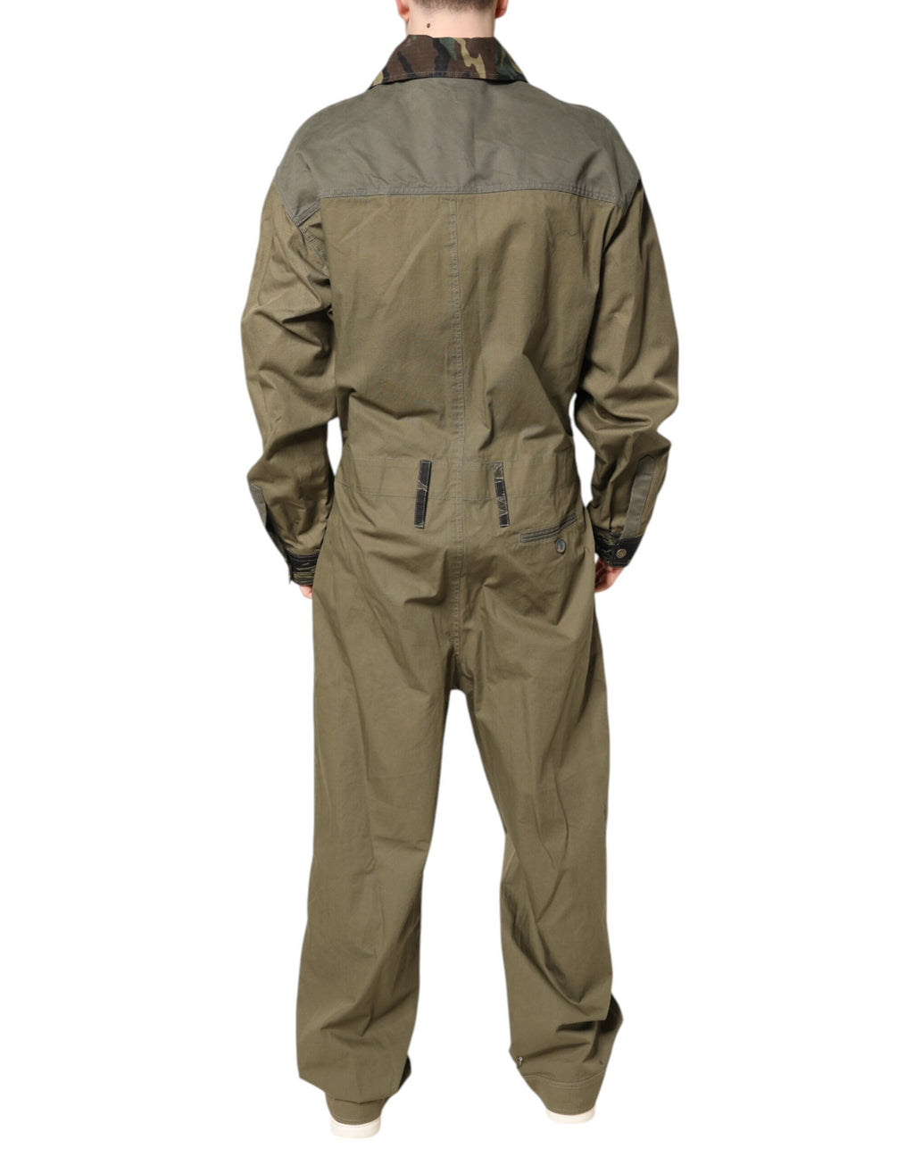 Brown Cotton Stretch Shirt Pants Casual Set