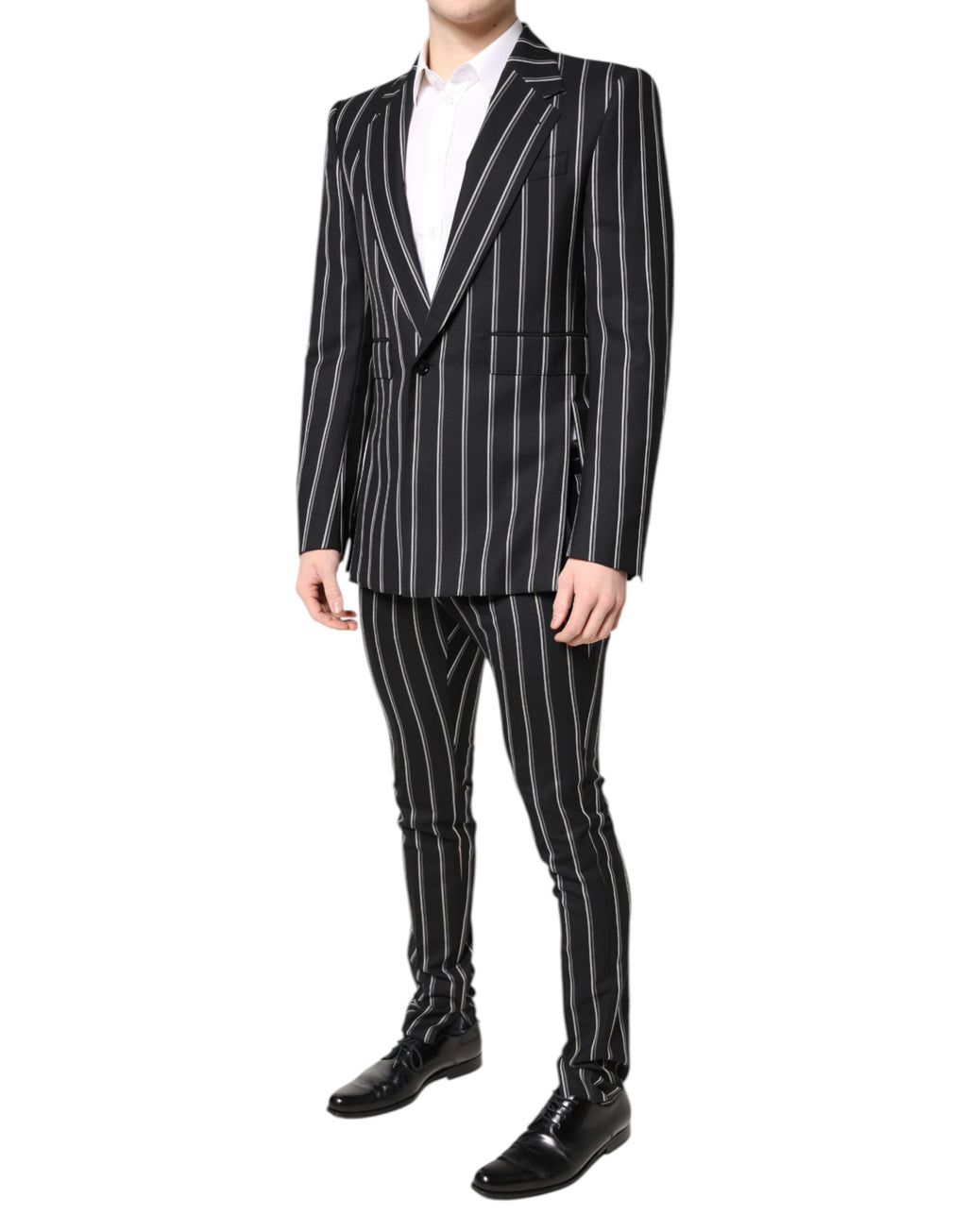 Black Striped SICILIA Formal 2 Piece Suit