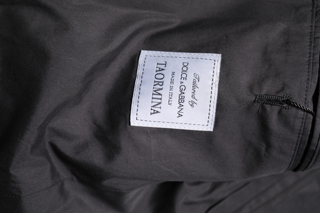 Black Cotton TAORMINA Formal 2 Piece Suit