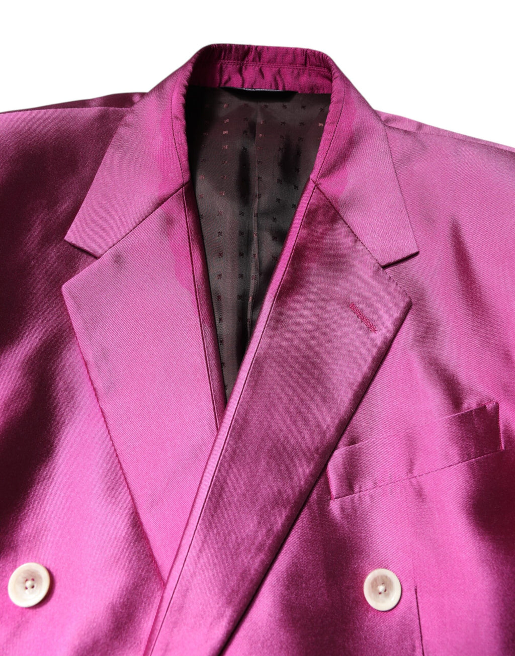 Pink SICILIA Double Breasted 3 Piece Suit