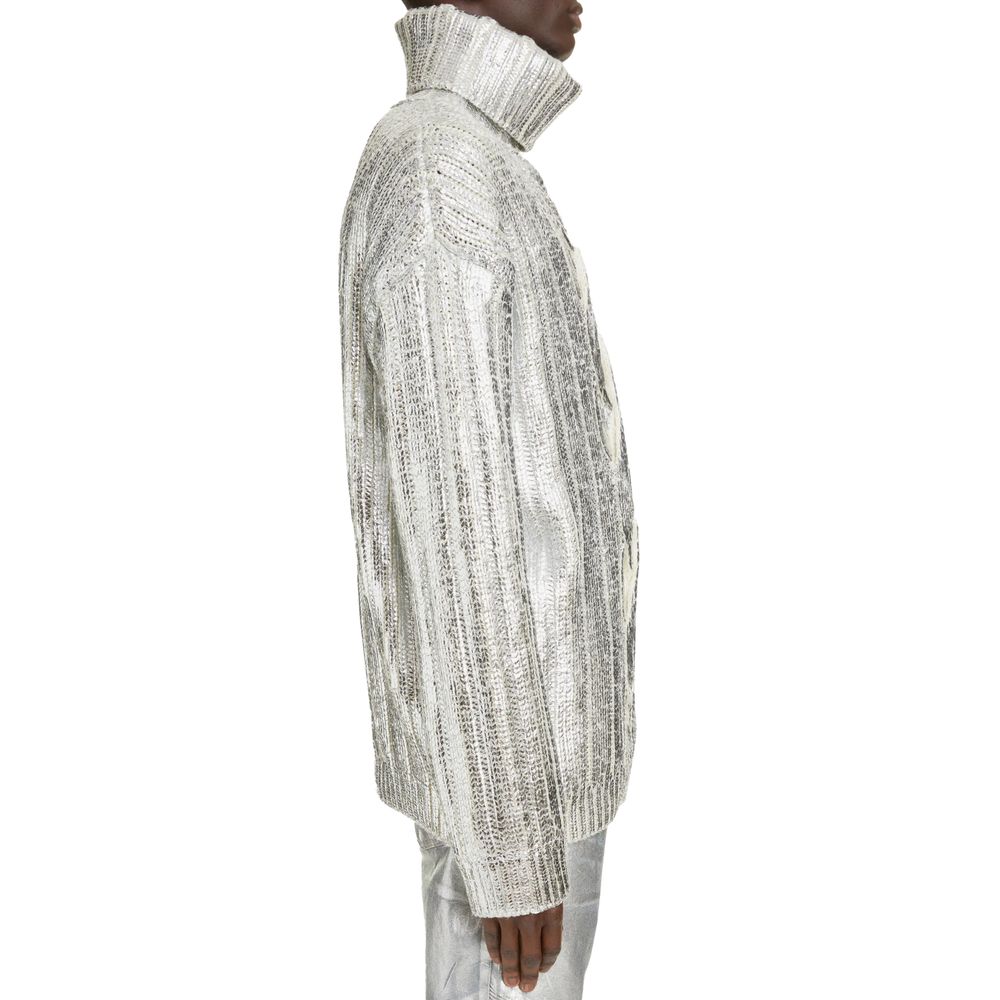 Balmain Gray Wool Sweater