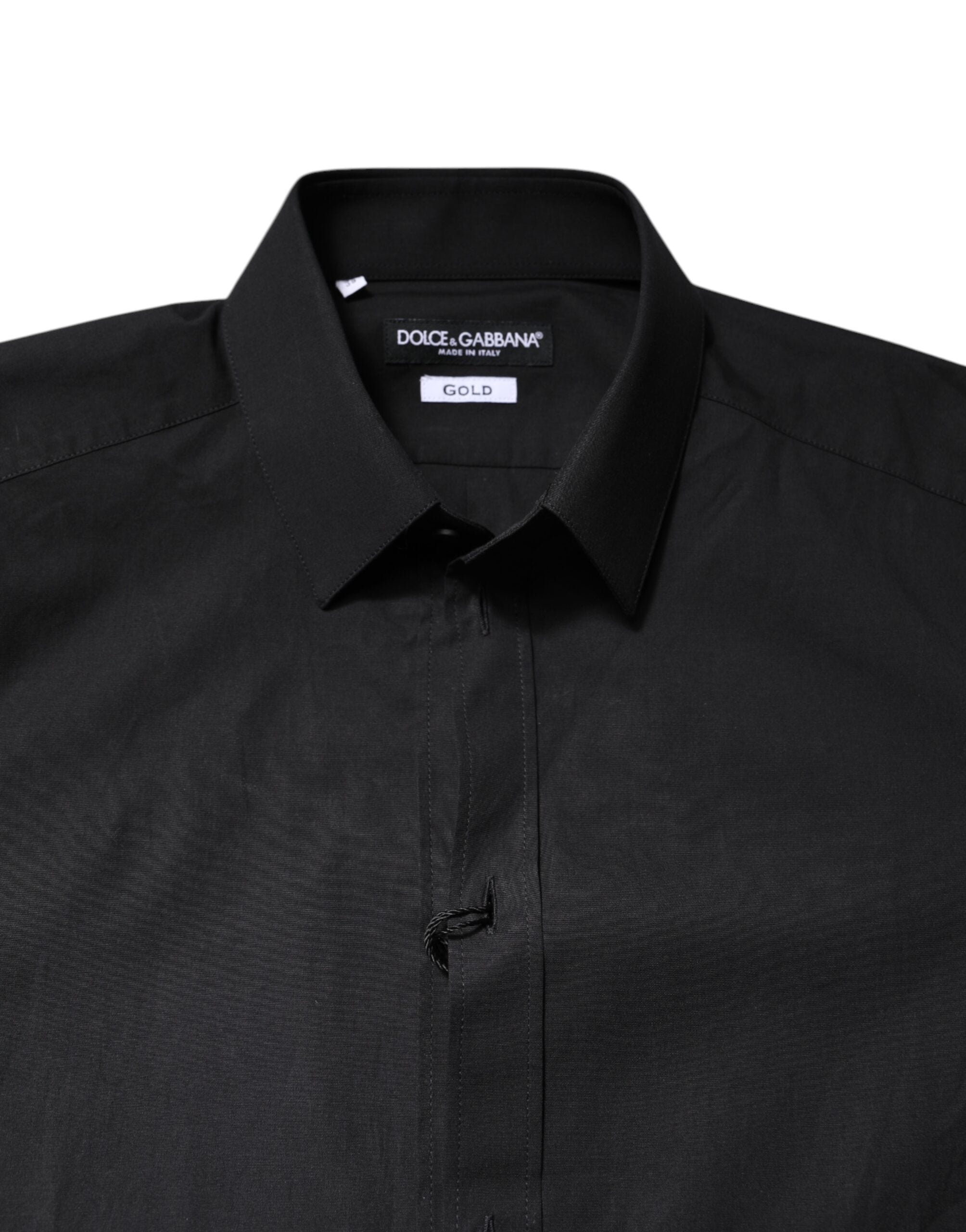 Black GOLD Cotton Dress Formal Shirt