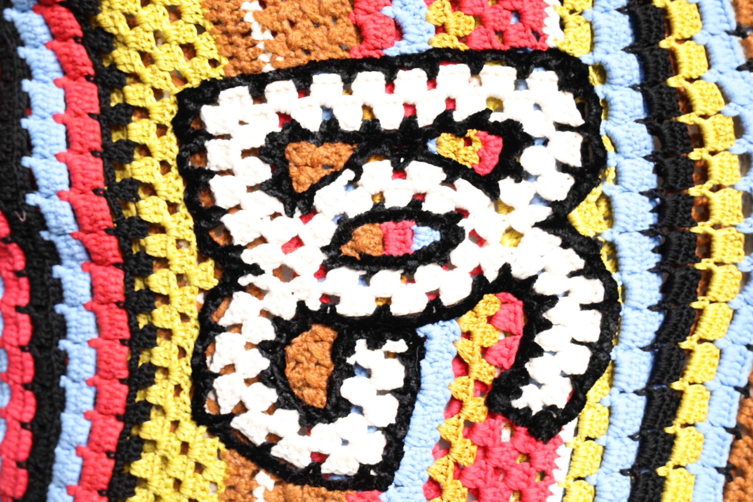 Multicolor Cotton Hooded Pullover Sweater