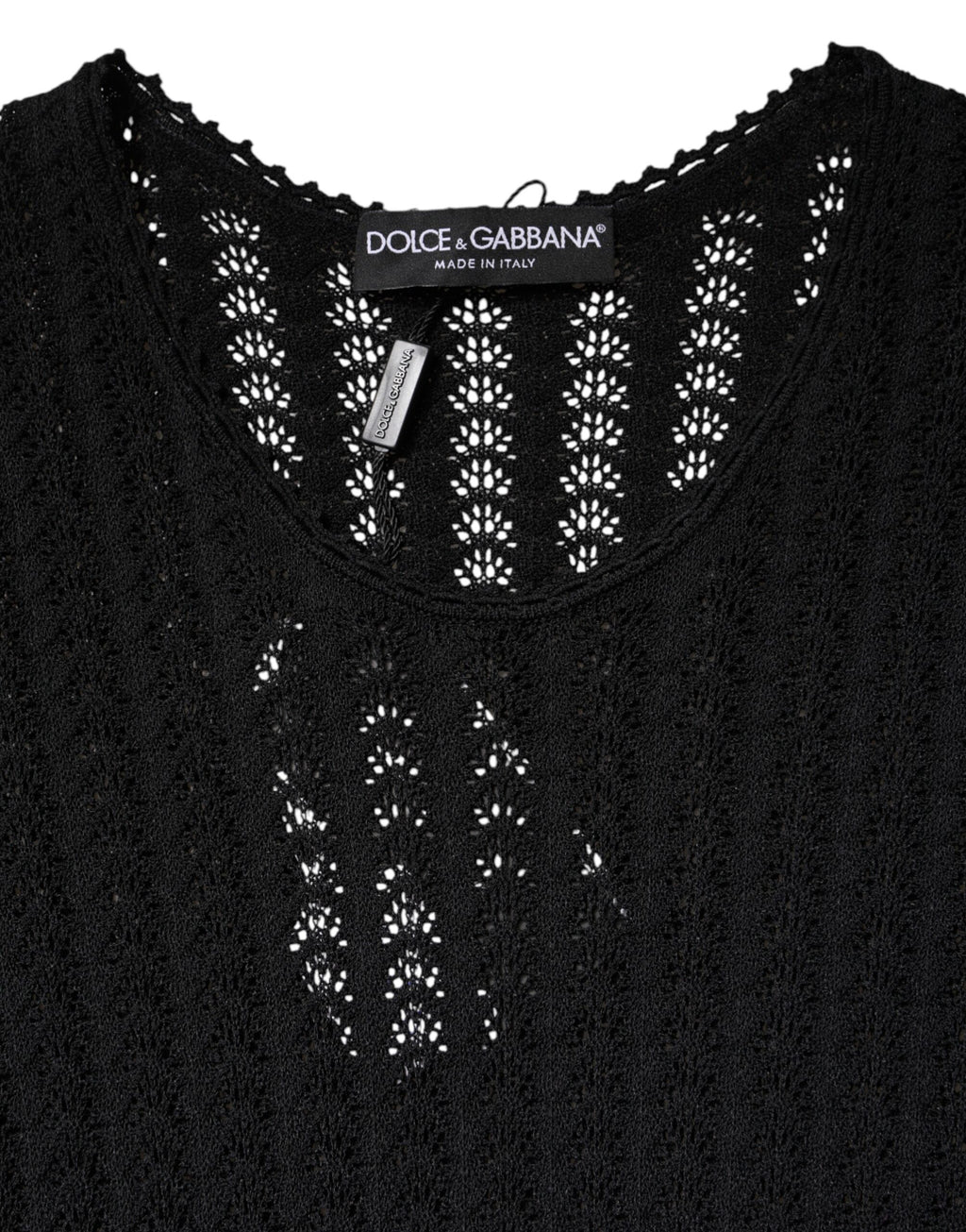 Black Cashmere Long Sleeves A-line Midi Dress