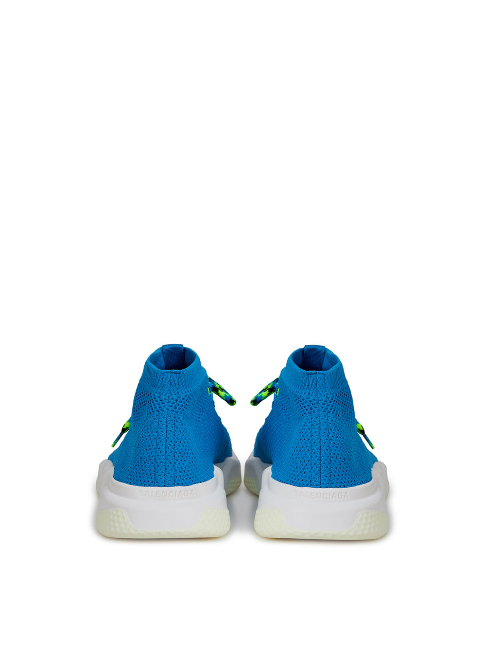 Balenciaga Blue Cotton Athletic Sneakers