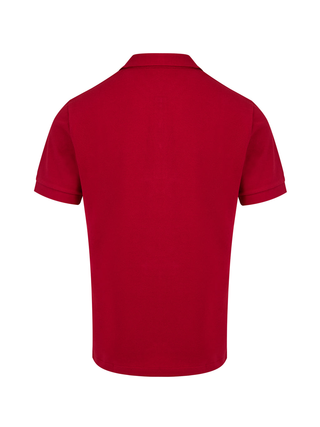 Burberry Red Cotton Collared Polo Shirt