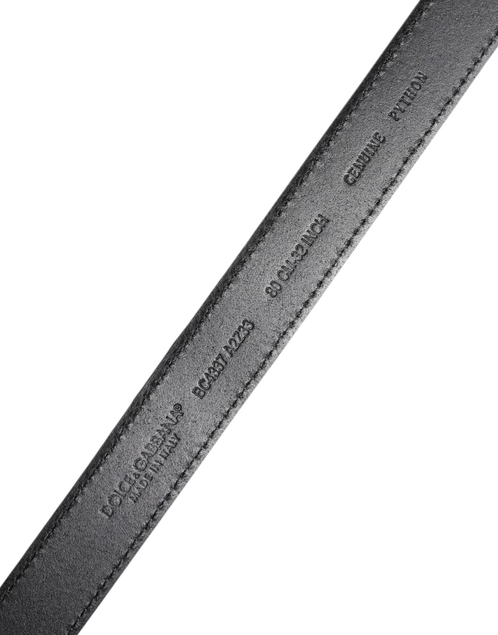 Red Exotic Leather Brass Metal Buckle Belt