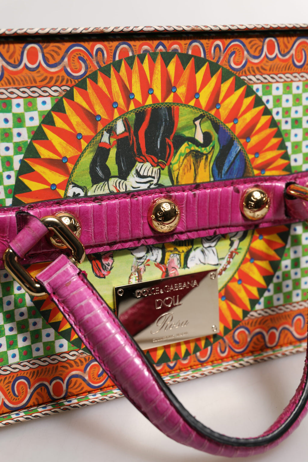 Pink Dress Ceramic Porcelain Fashion Leather Sicily Dolls