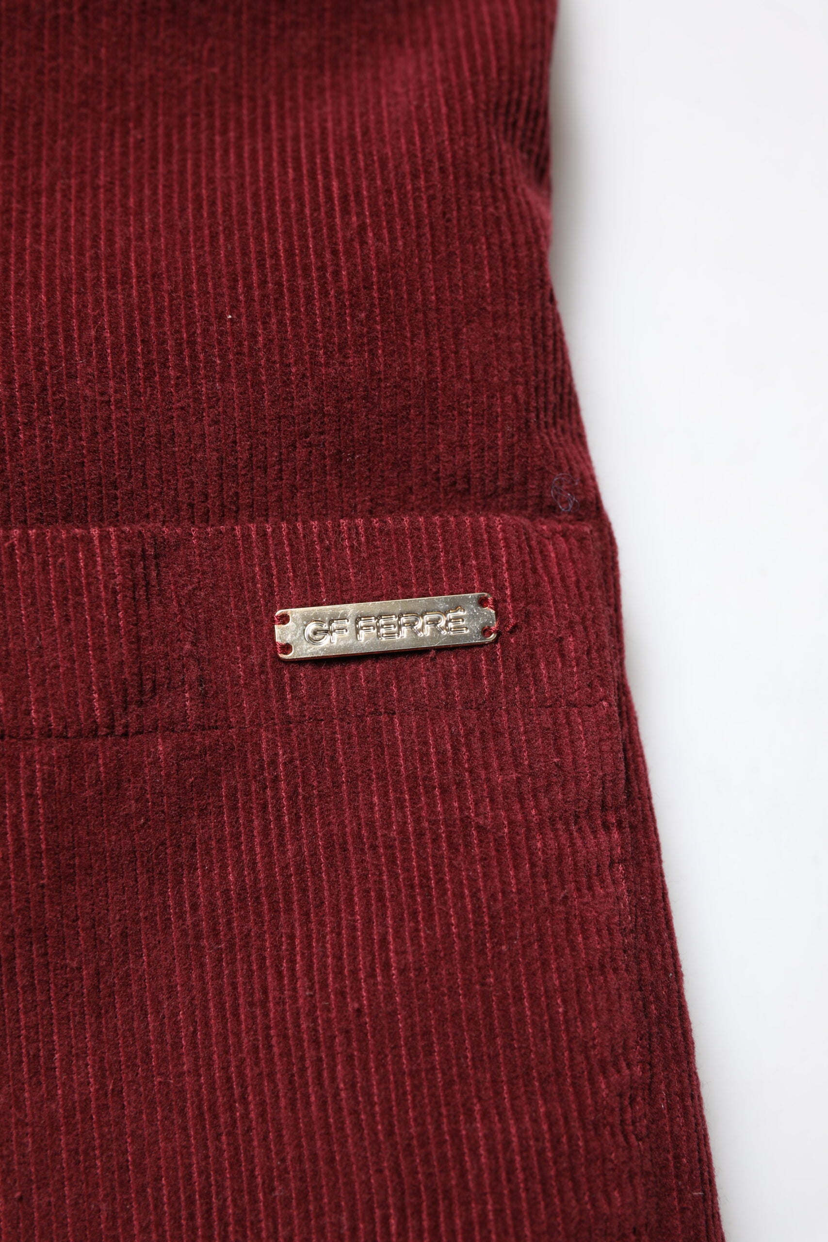 Maroon Corduroy Regular Fit Men Coat Blazer Jacket