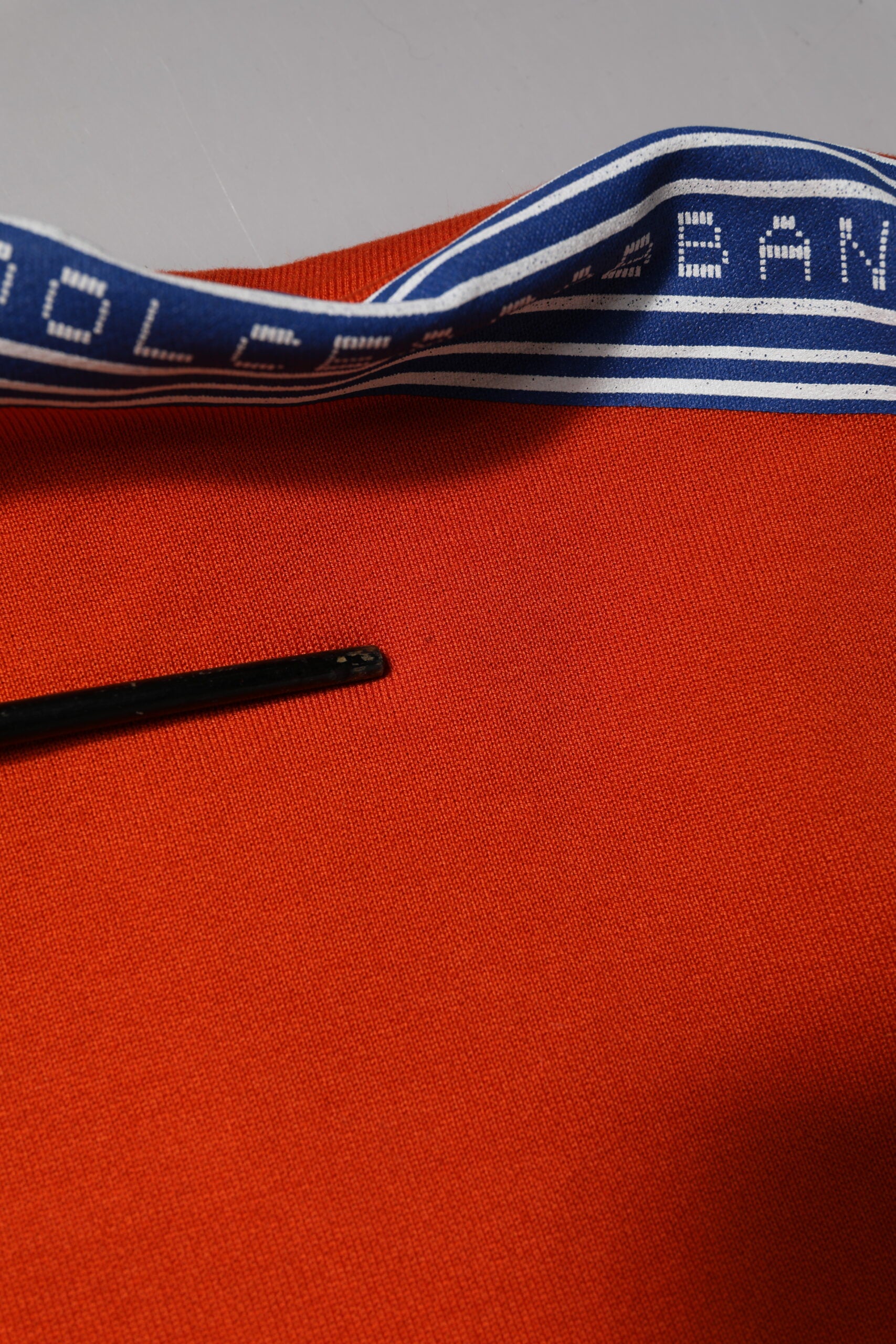 Orange Cotton Hooded Men Sweatshirt Sweater