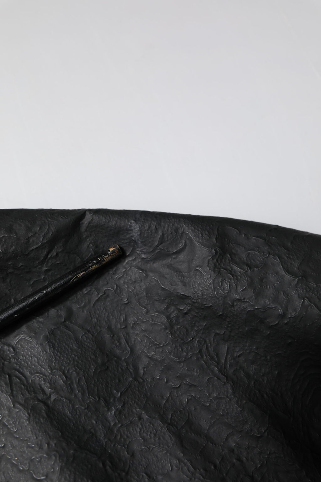 Black Cotton Short Sleeves V-neck T-shirt