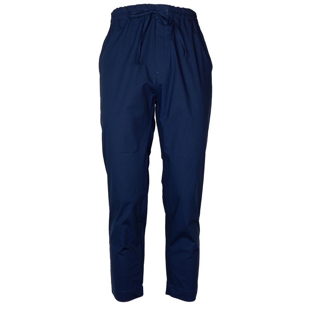 Alpha Studio Blue Cotton Pant