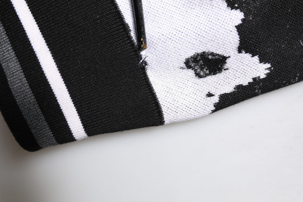 Multicolor Logo Crew Neck Pullover Sweater