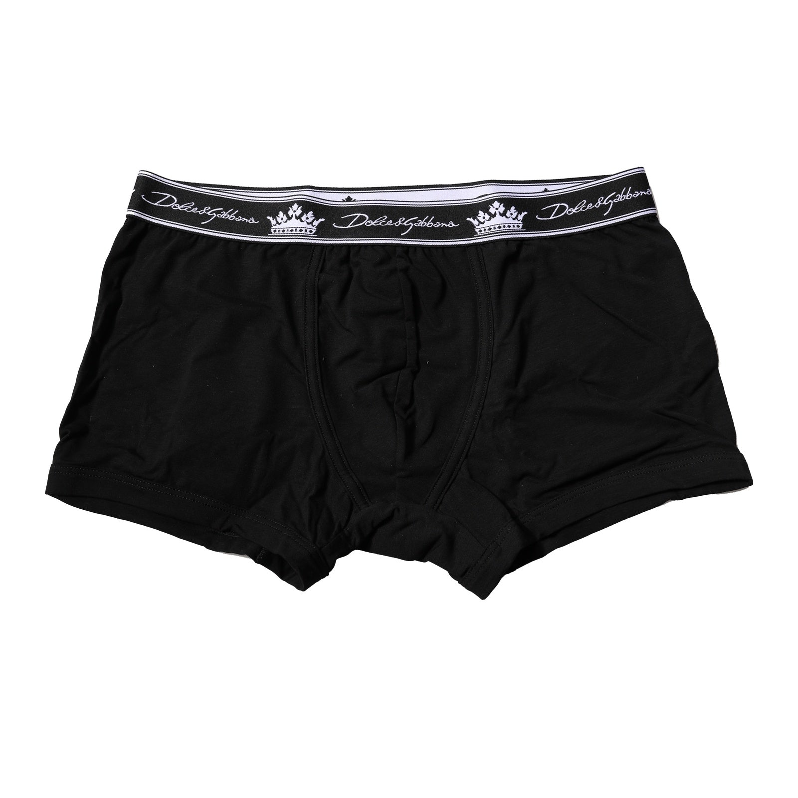 Black Cotton Stretch Regular Boxer Underwear