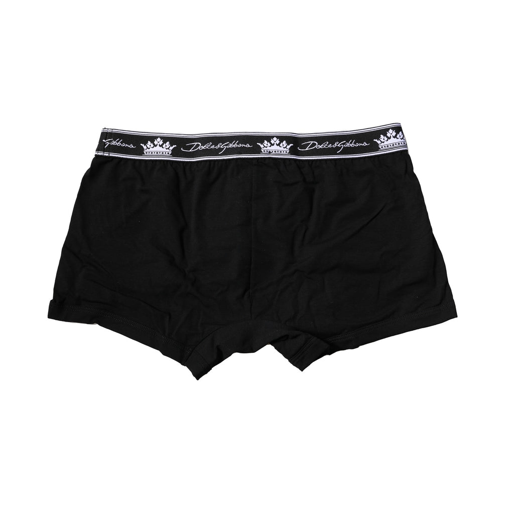 Black Cotton Stretch Regular Boxer Underwear