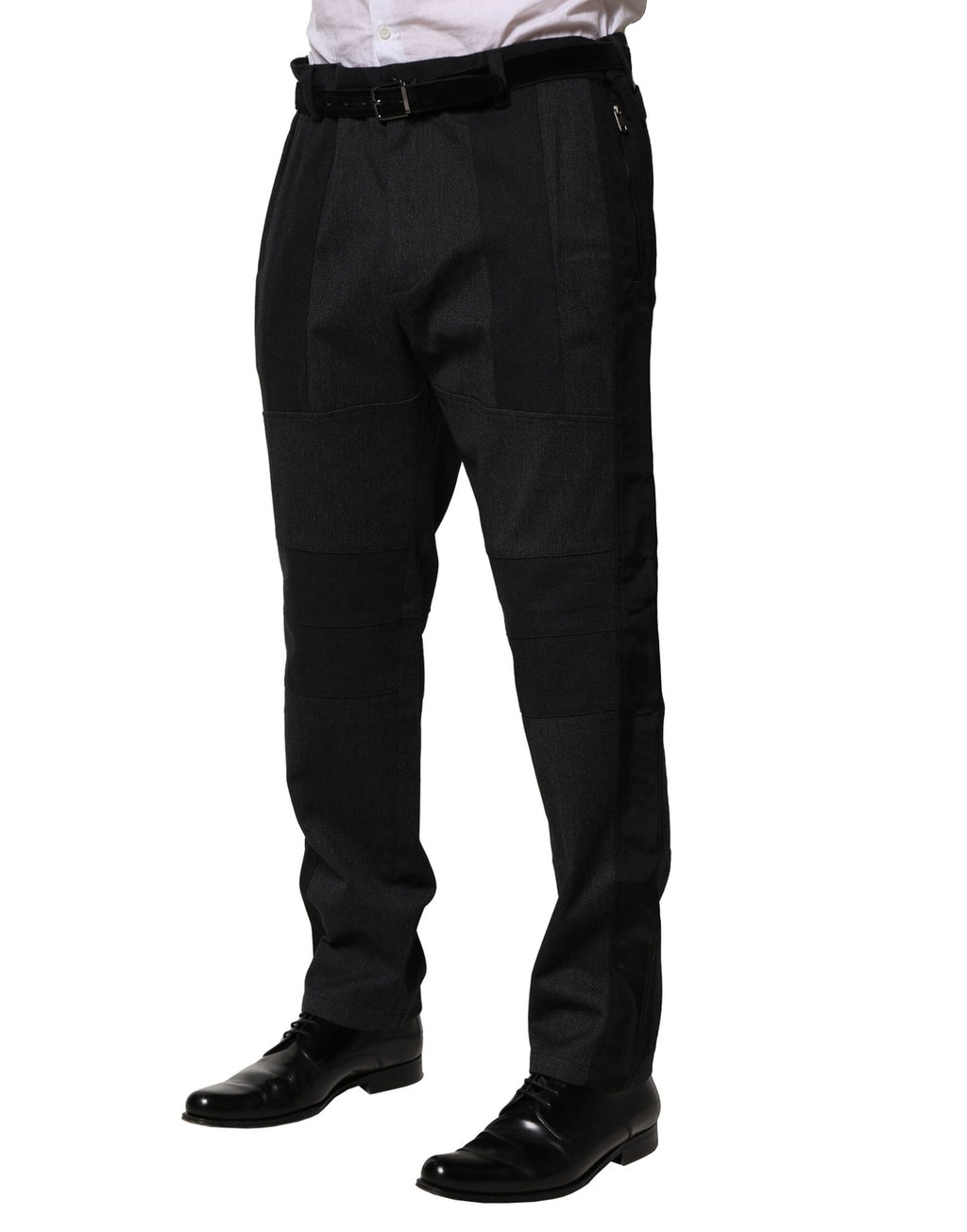 Black Cotton Dress Slim Formal Pants