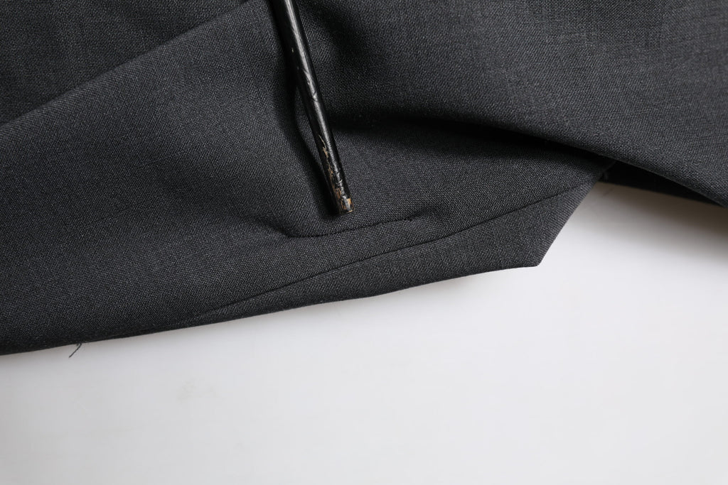 Black Wool Dress Slim Formal Pants