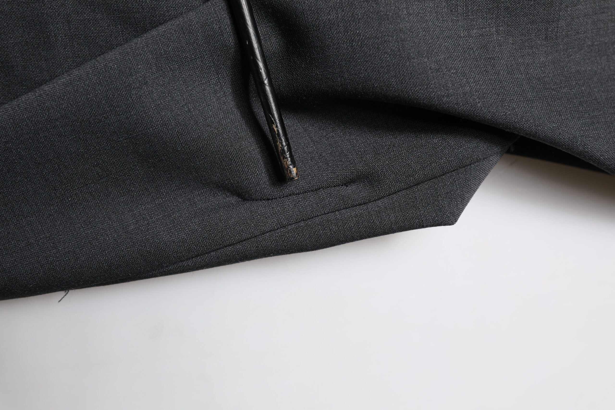 Black Wool Dress Slim Formal Pants