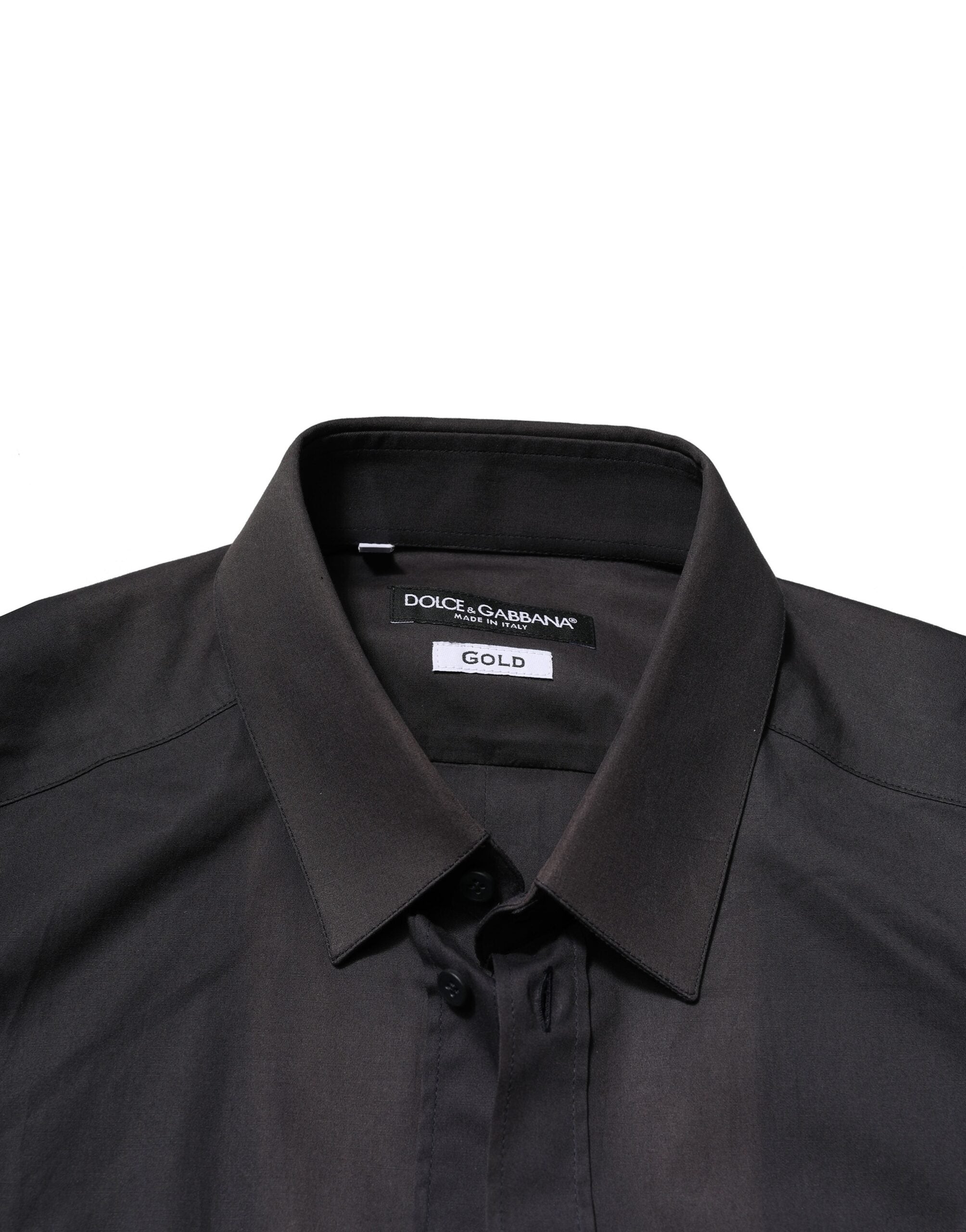 Blue Cotton GOLD Long Sleeves Formal Shirt