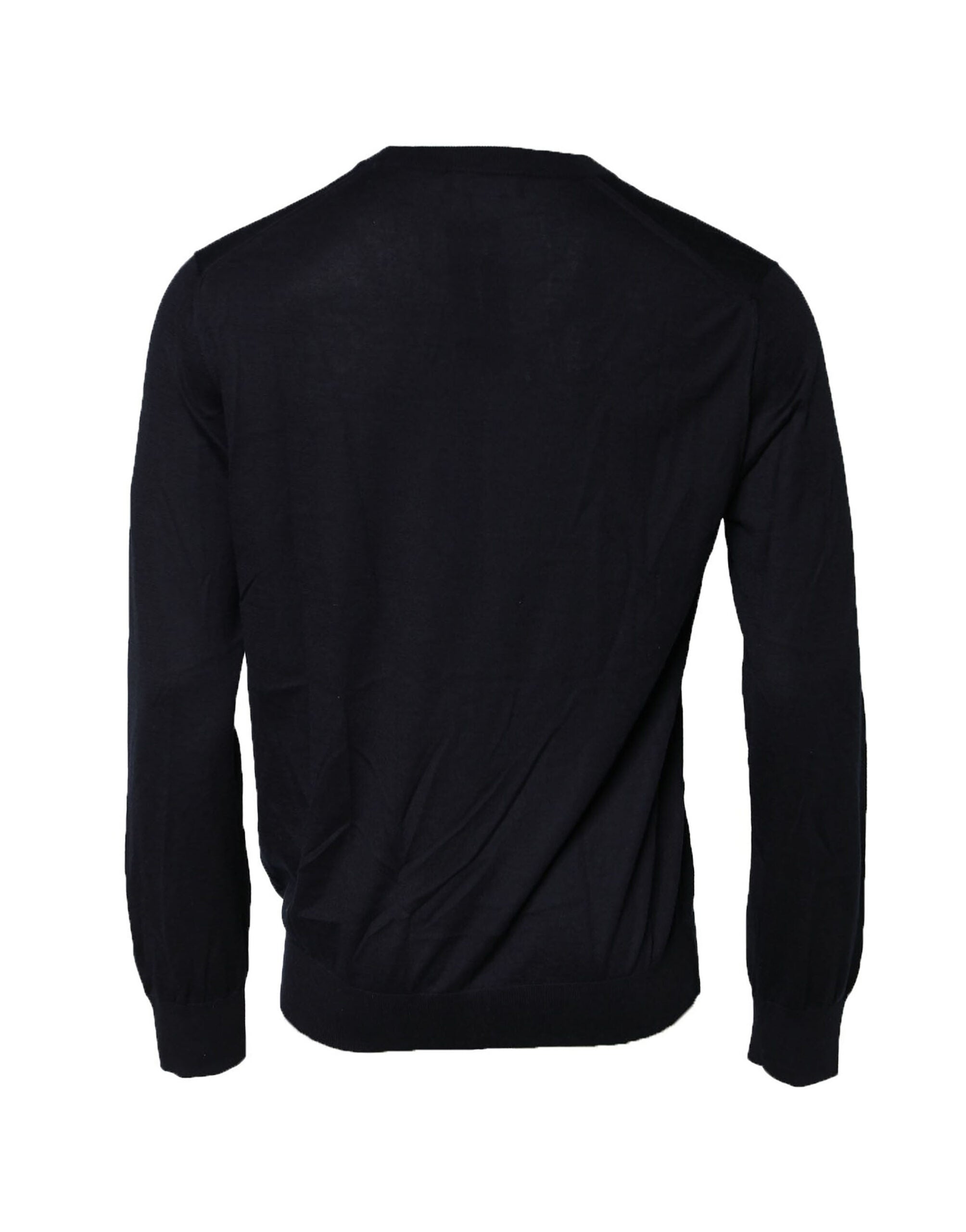 Black Long Sleeve CrewNeck Pullover Sweater