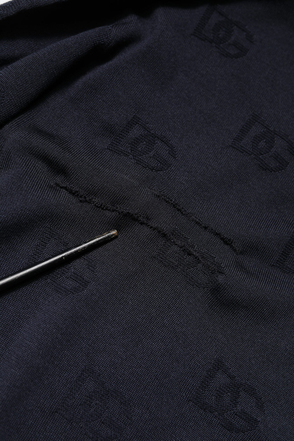 Black Silk Crew Neck Sweatshirt Sweater