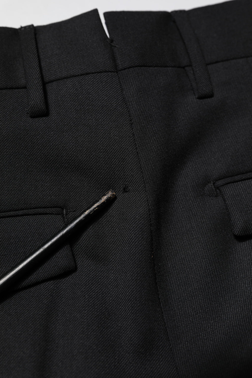 Black Solid Formal Tapered Men Dress Pants