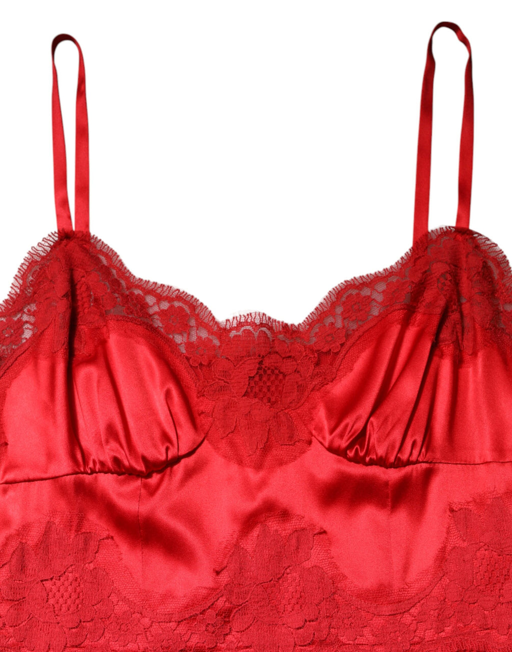 Red Silk Sleeveless Maxi Long Dress