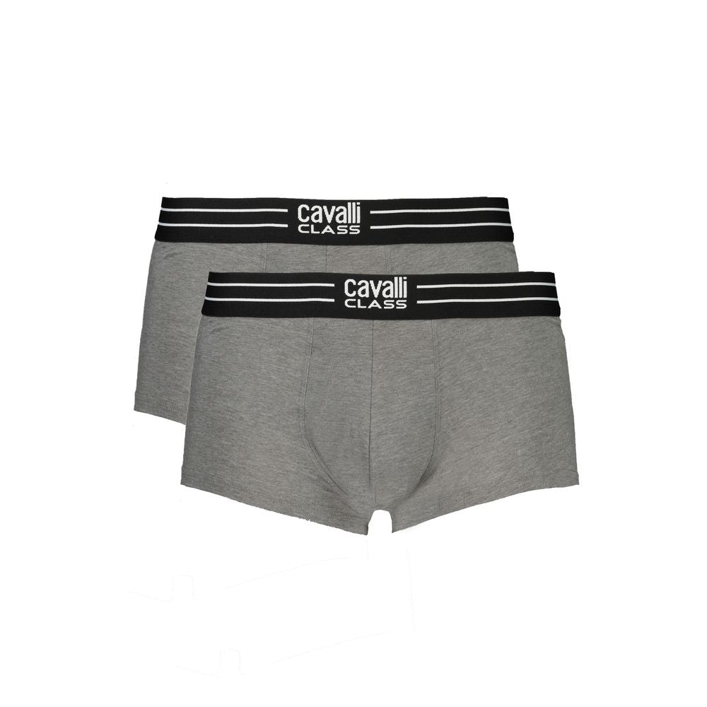 Cavalli Class Brown Cotton Men Boxer