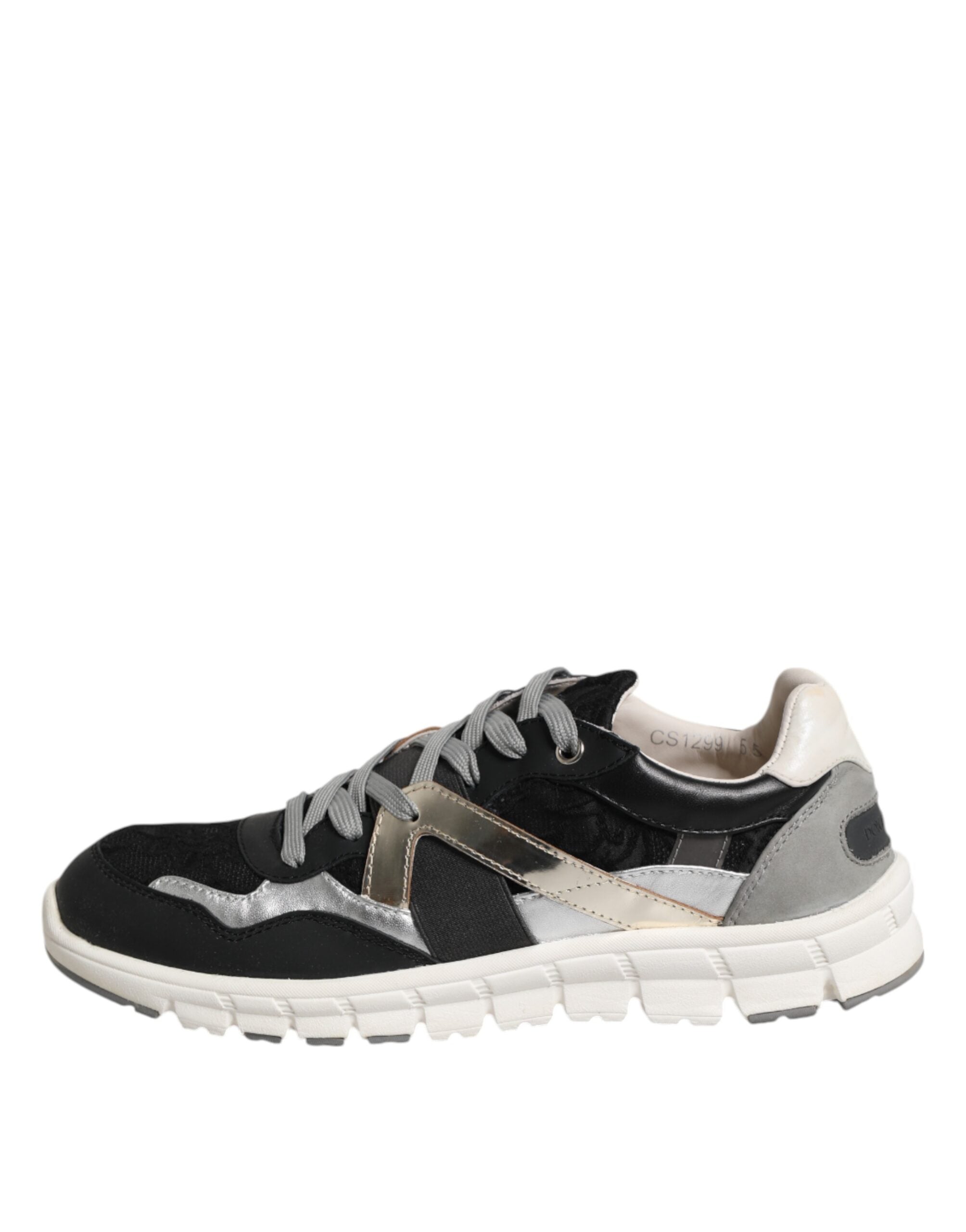 Multicolor Leather Suede Low Top Sneaker Shoes