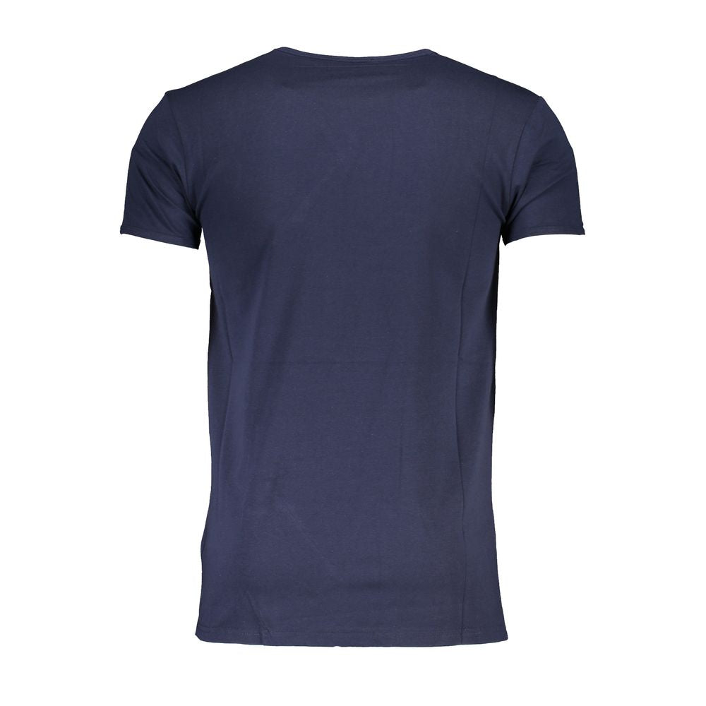 Cavalli Class Blu Cotton Mens T-Shirt