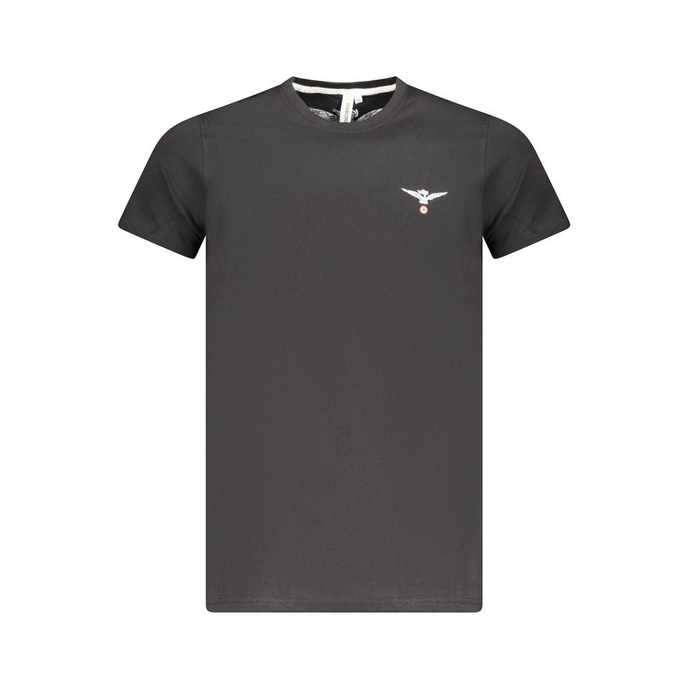 Accademia Militare Black Cotton T-Shirt