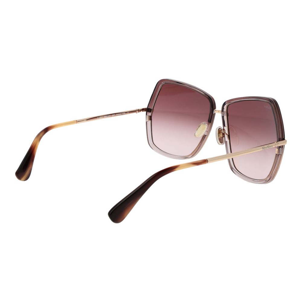 Max Mara Gold Metal Sunglasses