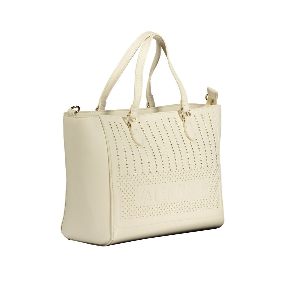 Mario Valentino White Polyurethane Women Handbag