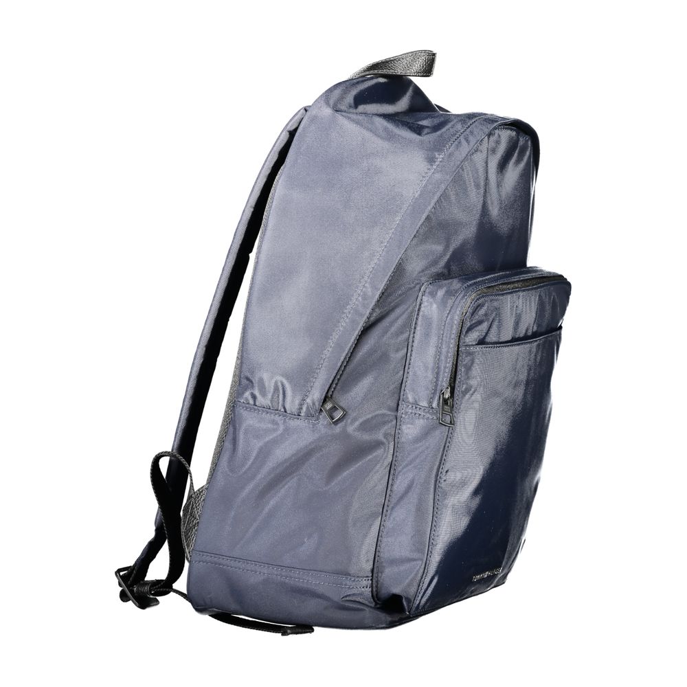 Blue Polyester Backpack