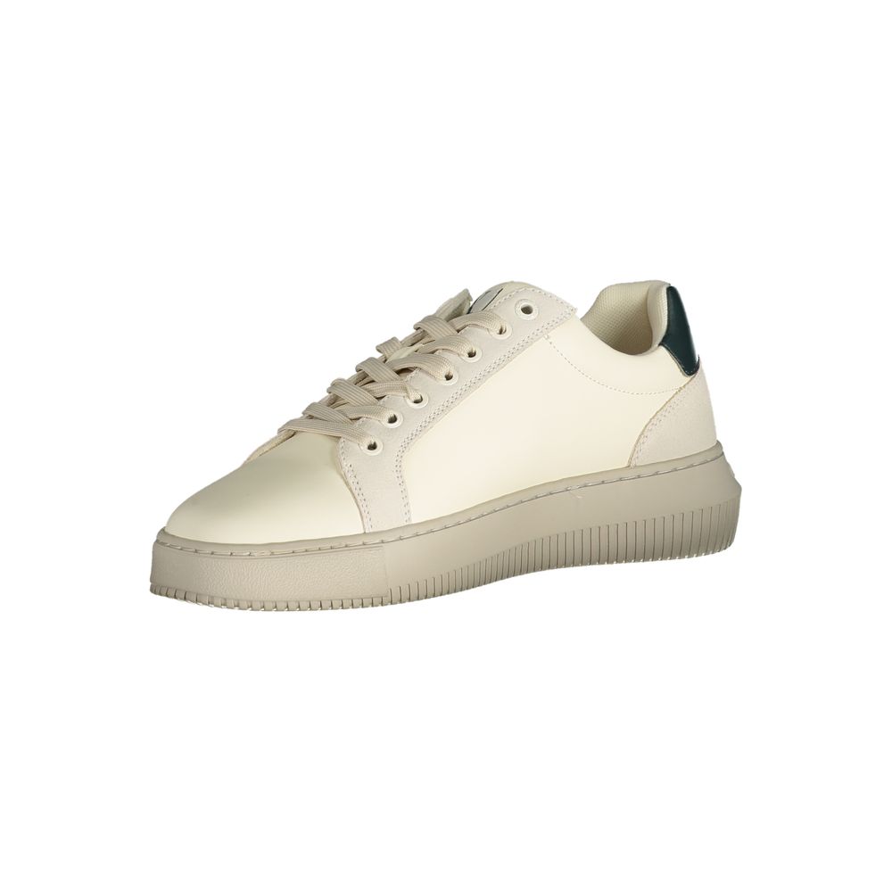 Calvin Klein White Polyurethane Men's Sneaker