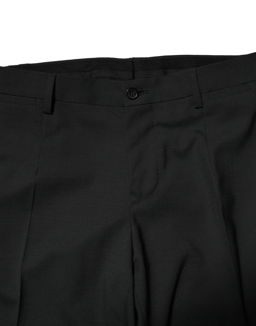 Black Wool 2 Piece Single Breasted Suit