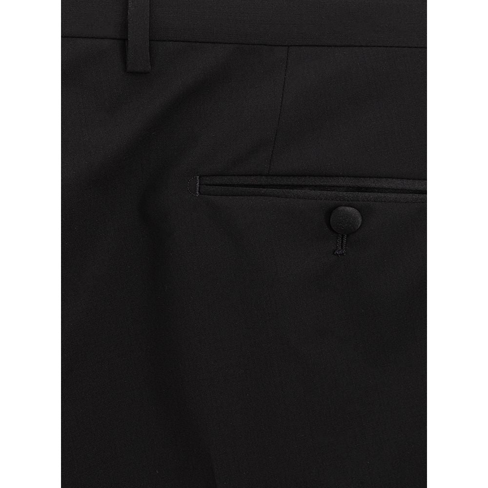 Black Wool Dress Pants