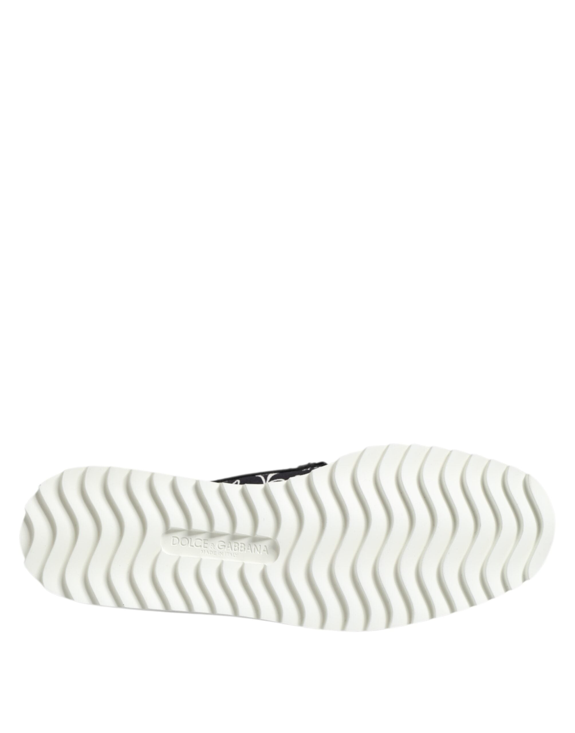 Black Slip On Printed Men Loafers Shoes