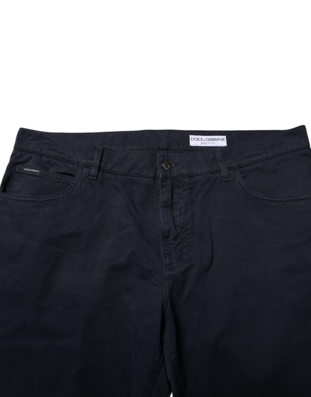 Black Cotton Tapered Denim Jeans