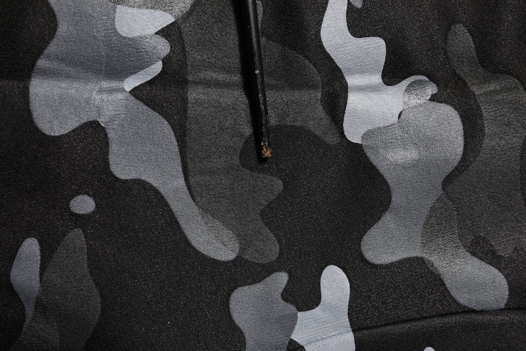 Black Camouflage Pullover Sweatshirt Sweater