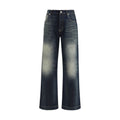 Alexander McQueen Blue Cotton Jeans Denim