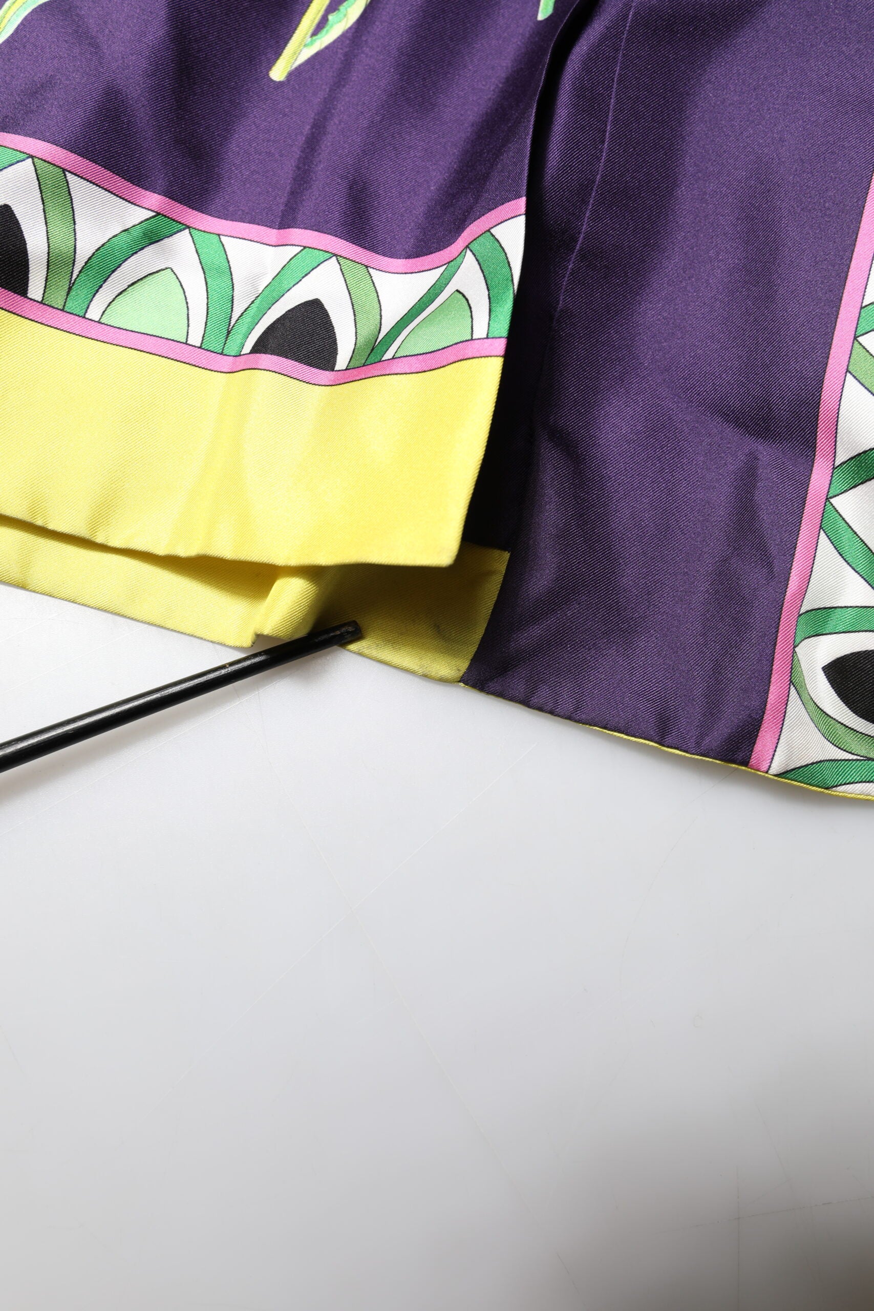 Blue Floral Print Silk Long Sleeves Wrap Robe