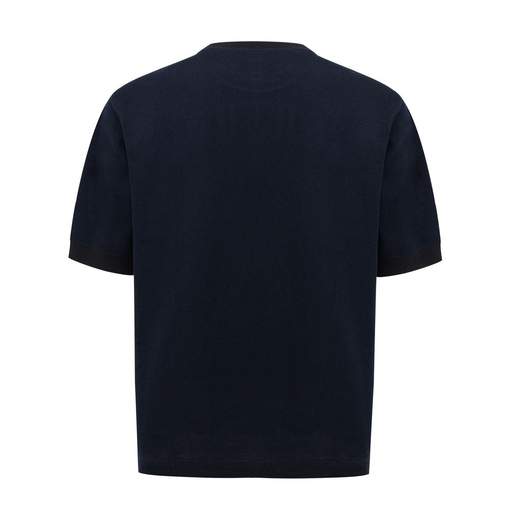 Blue Cotton T-Shirt