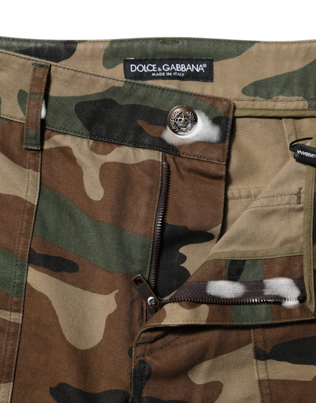 Multicolor Camouflage Cargo Pants