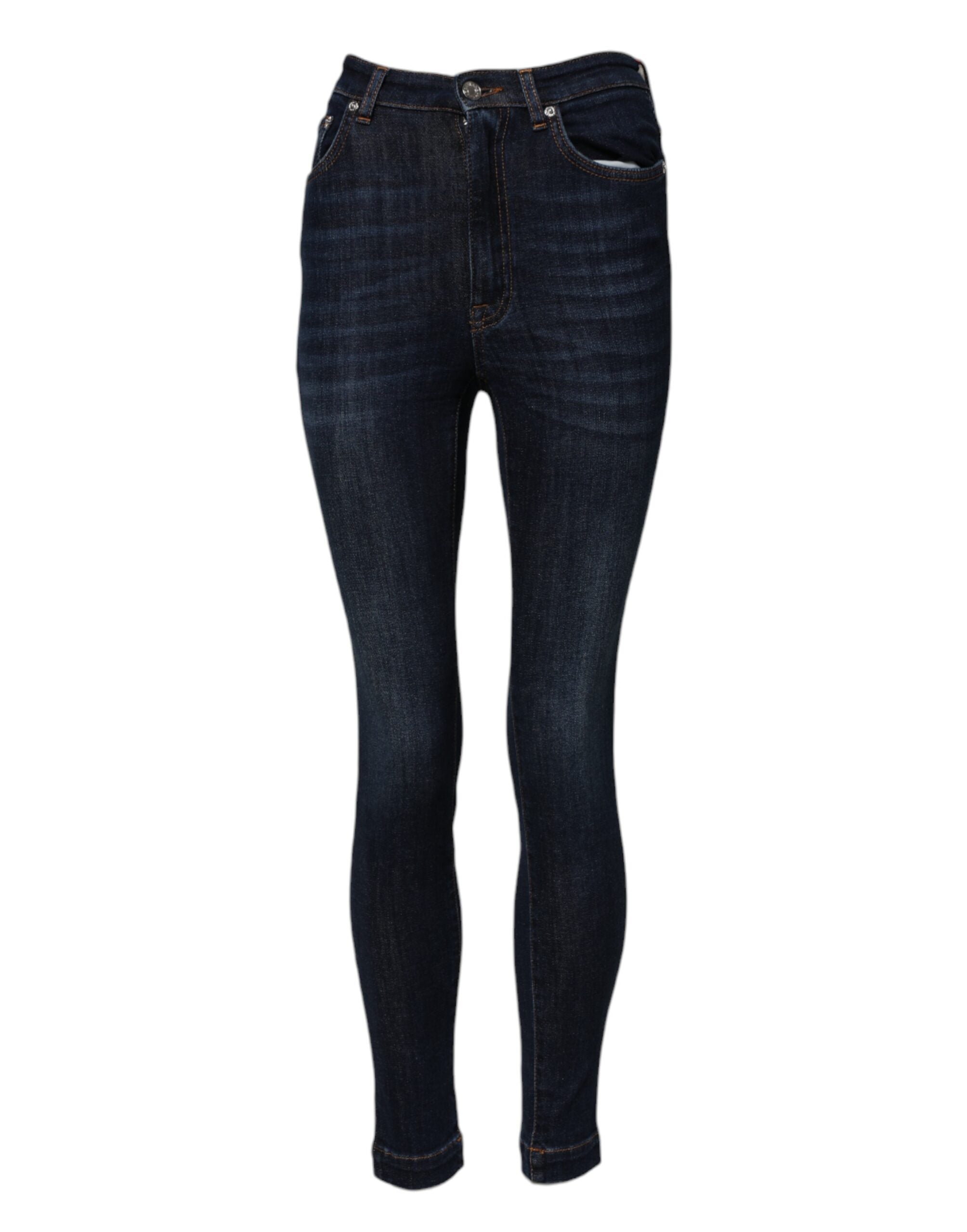Blue GRACE High Waist Skinny Denim Jeans