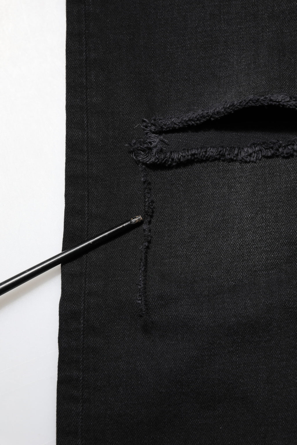 Black Cotton Skinny Denim Jeans