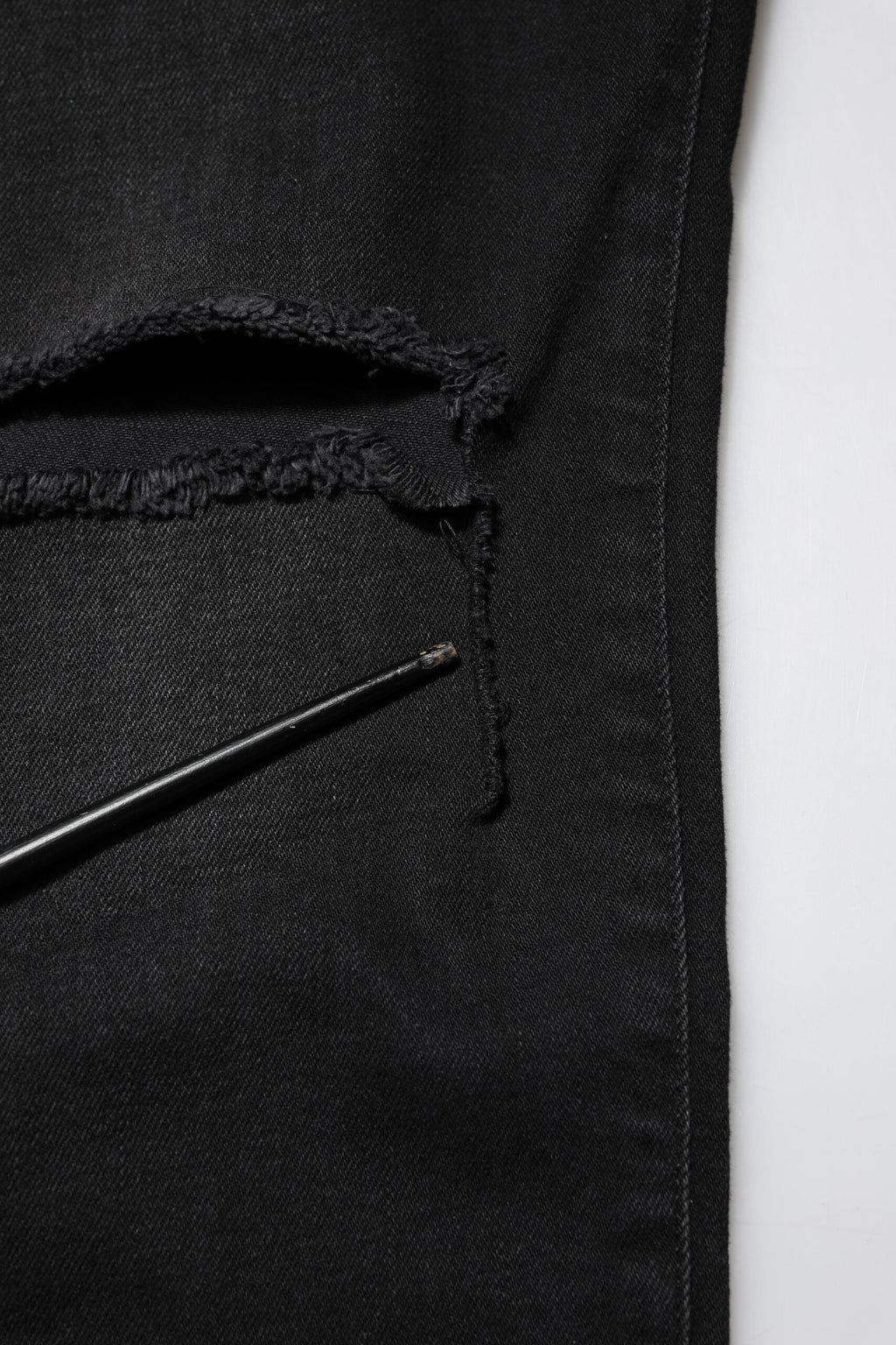 Black Cotton Skinny Denim Jeans