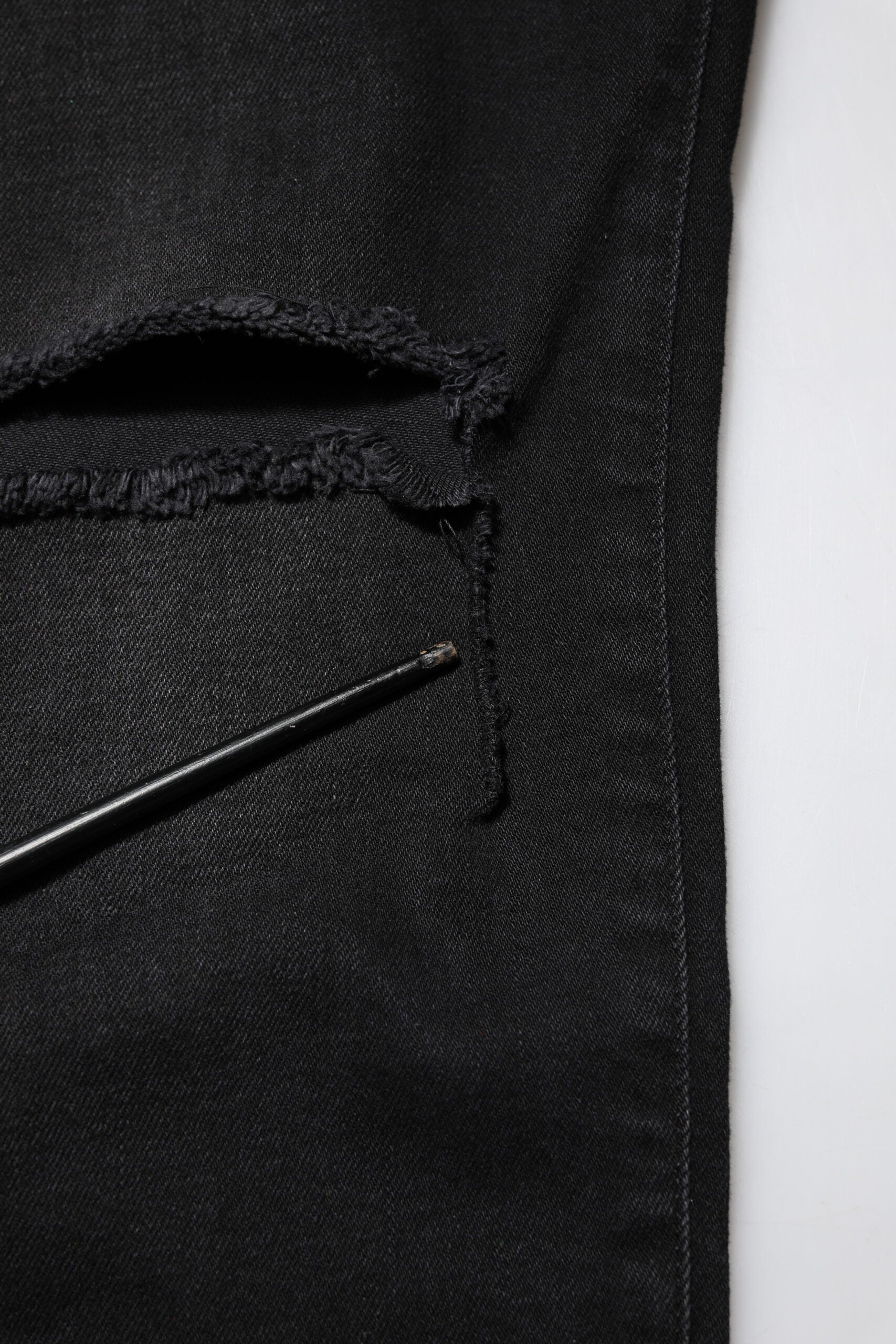 Black Cotton Skinny Denim Jeans