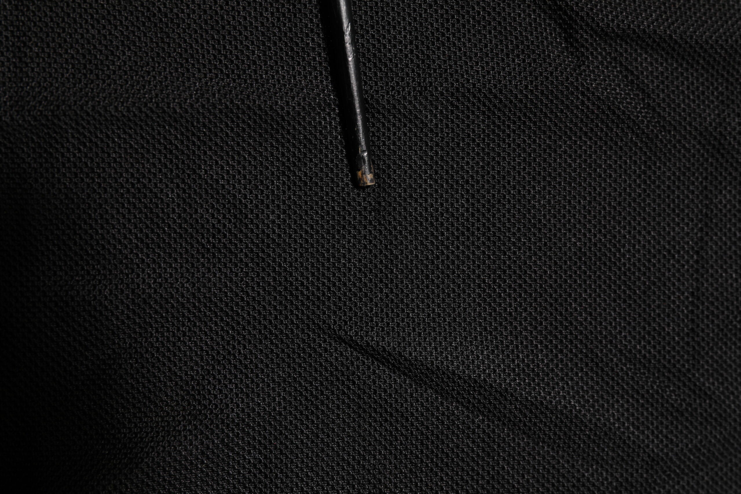 Black DG Silk Vneck Collared Men Polo T-shirt